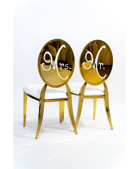 Chaise Mr and Mrs