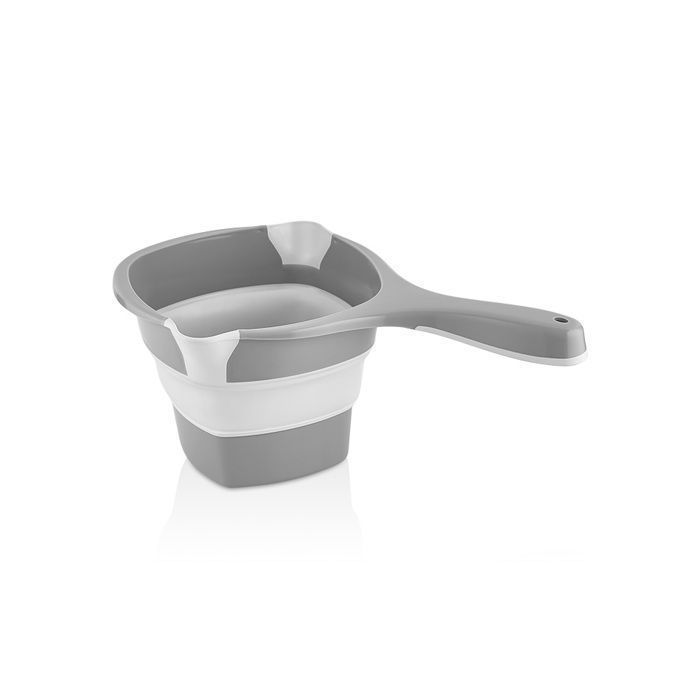 Louche pliable - Gris - Plastique durable - Compatible lave-vaisselle - Design moderne