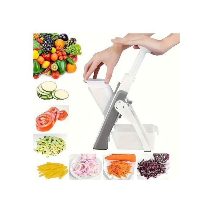 Mandoline Trancheuse manuelle Multifonction pour coupe légumes verticale professionnelle avec épaisseur réglable