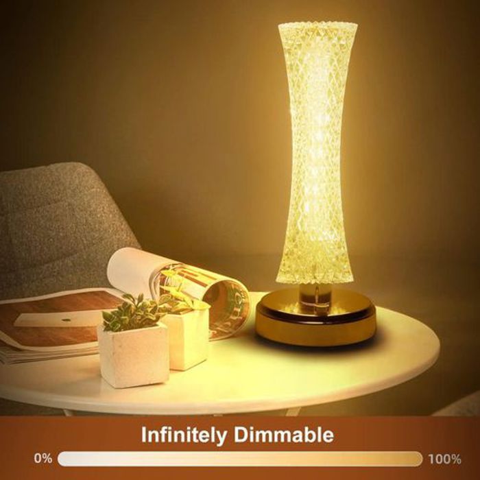Lampe Abat jour de Table Tactile Sans Fil USB/LED-Bourge