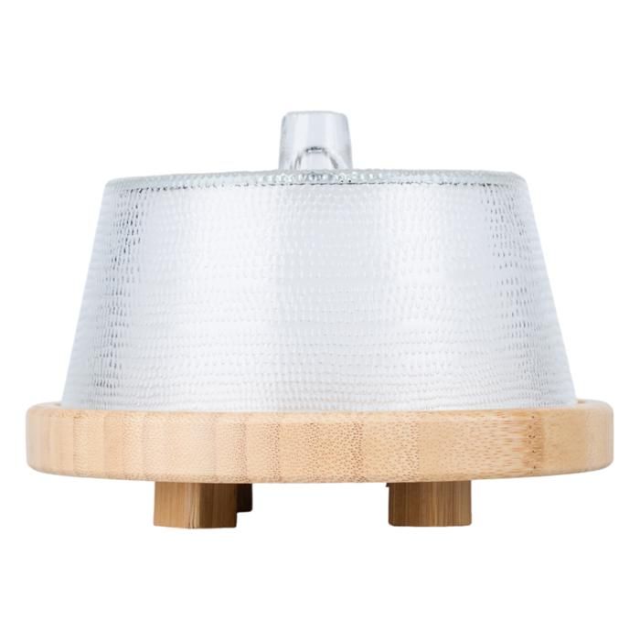 CLOCHE À GÂTEAU EN VERRE 15 CM