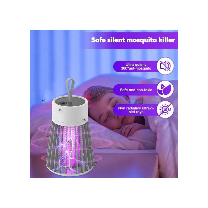 Lampe anti-moustique portable Rechargeable, choc électrique, tueur de moustiques, camping en plein air, nouvelle tendance.