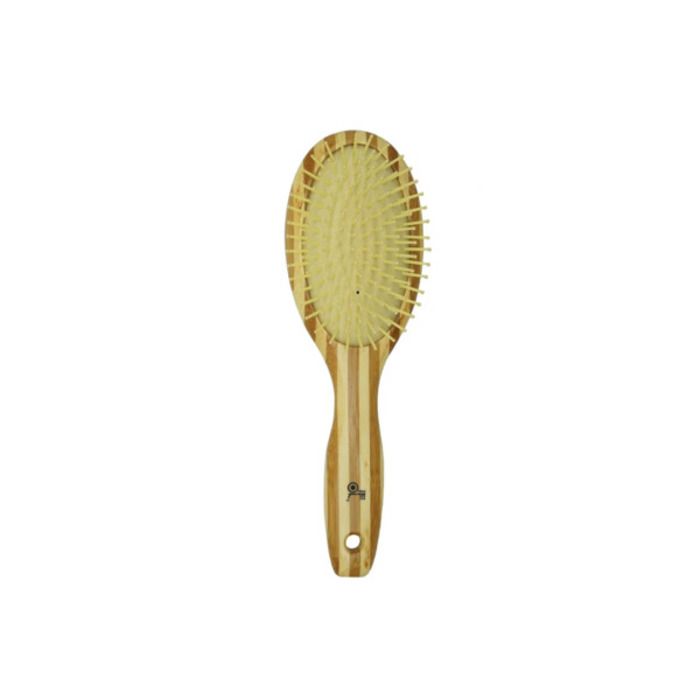BROSSES À CHEVEUX EN BAMBO NATUREL 431 OR BLEU