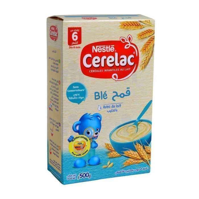 CERELAC - Céréales infantiles au lait et blé - 500g