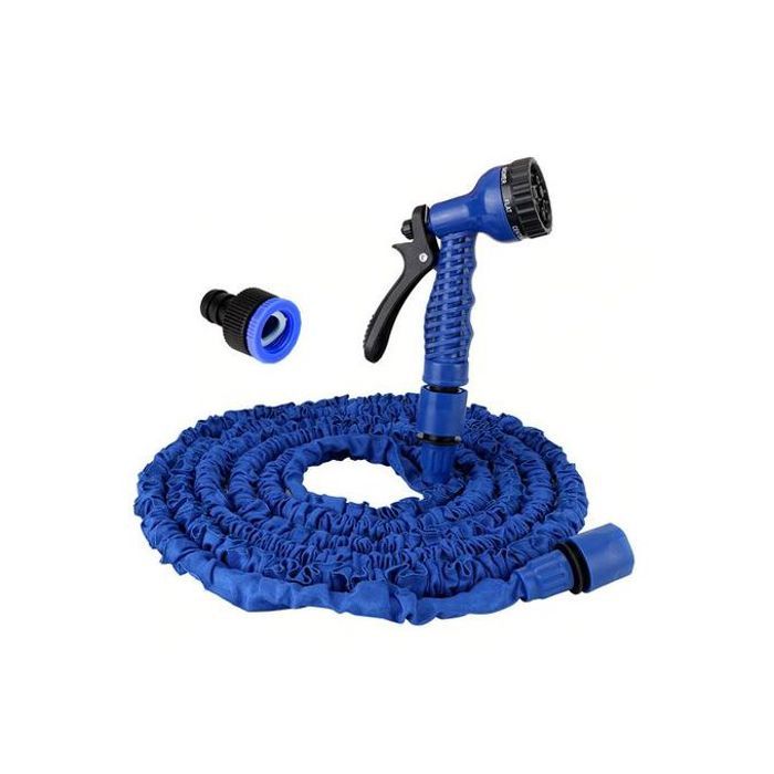 Tuyau Arrosage MAGIC HOSE Extensible + Pistolet à Eau 7 jets Longueur 30 m