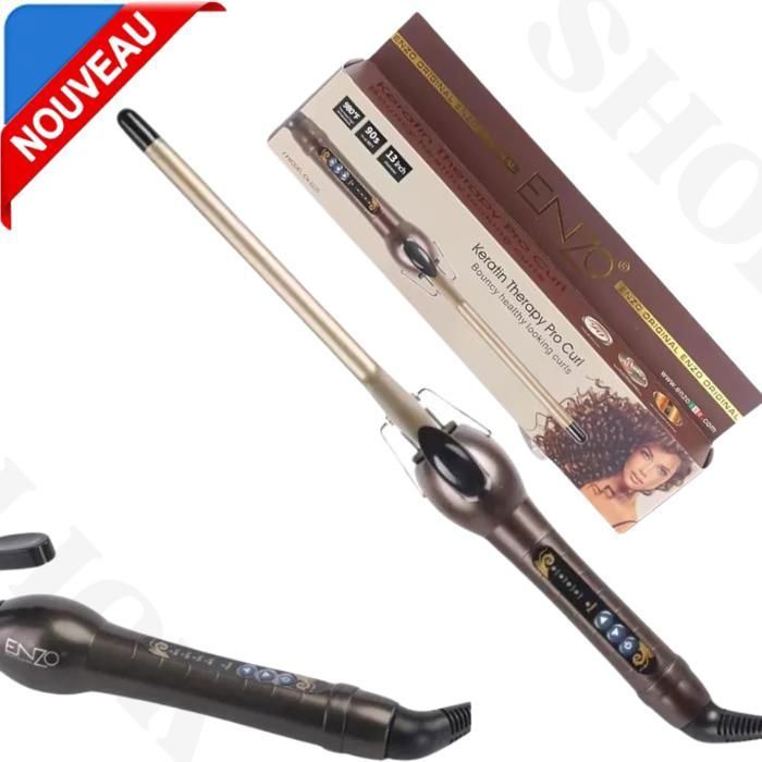 Boucleur professionnel à fer friser de Precision 13 mm en céramique avec chauffage rapide, température réglable