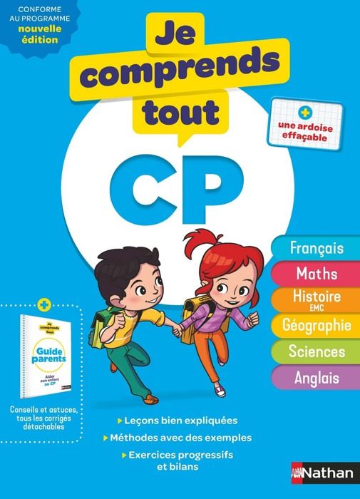 Je Comprends Tout CP - Tout en un (cours + exercices) pour réviser tout le programme du CP dans toutes les matières
