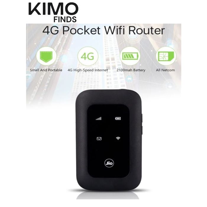 Routeur sans fil Jio Wifi Hotspot Jio po Fiur SIM mobile de qualité supérieure 4G LTE