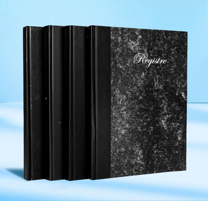 Registre 5Mains   Couverture Marbre -   480PAGES