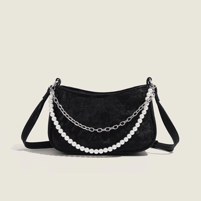 Sac à main - COUCOU PARIS - CK004-2 - PU suédé - Noir - Ajustable et amovible