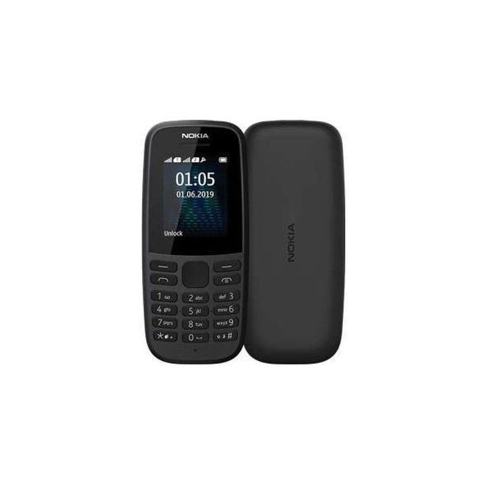 Nokia Téléphone portable 105 (2019) 1.77" (4Mo, 4Mo) Dual SIM - Noir