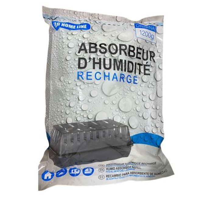 ELG HOME LINE Recharge De Déshumidificateur Absorbeur à Granulés 1200g Anti-humidité