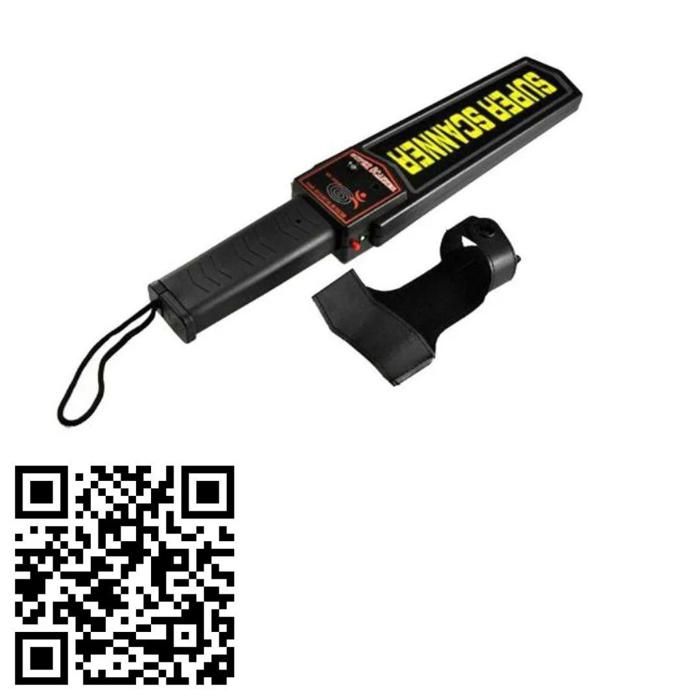 Détecteur de Métal - Sécurisé - 22KHz - Imperméable - Précision 3mm - Batterie 9V