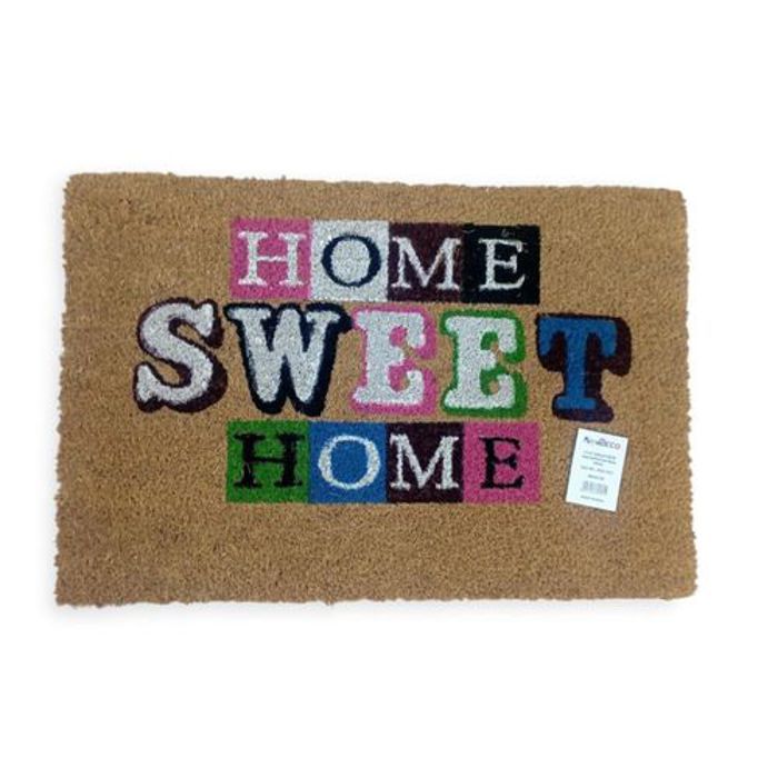 Tapis d'entrée Paillasson Antiderapant Natirel Coco 45×75 cm-337