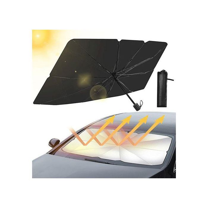 Couvre Pare-brise voiture Parapluie pliable aide refroidissement intérieure