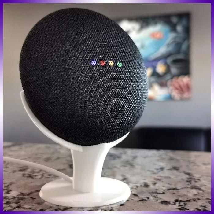 Support noir Google home mini