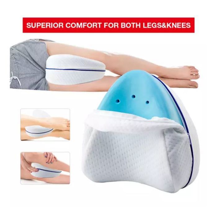 General Oreiller de jambe pour les jambes de hanche arrière et le coin de soutien du genou