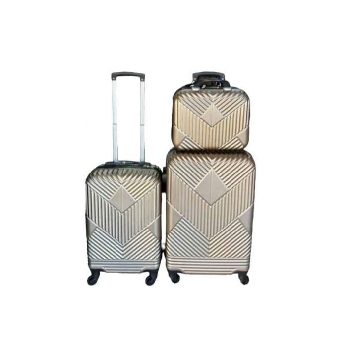 Ensemble Valises Rigides 3 pièces Or - Polycarbonate