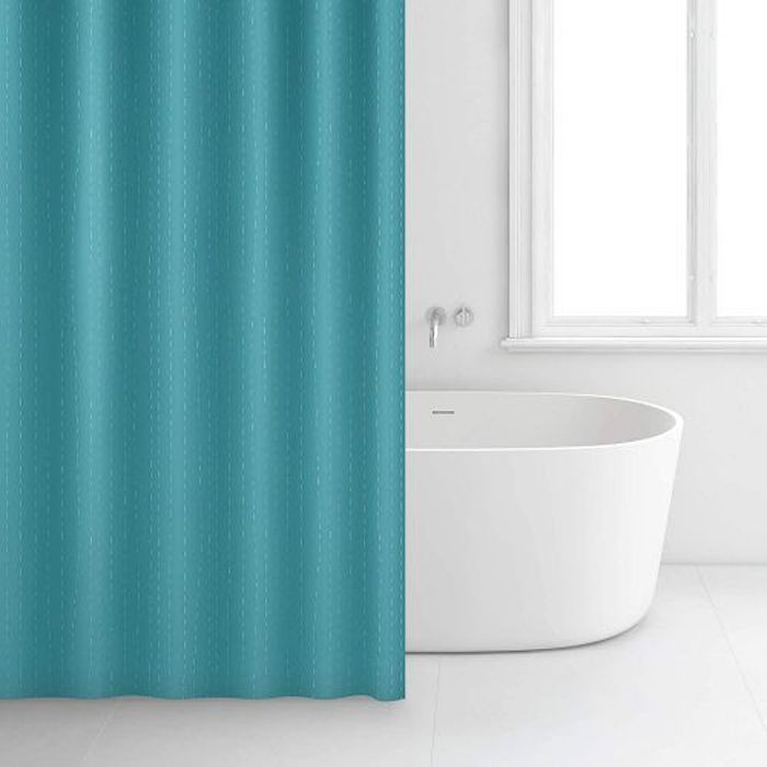 Rayen, Rideau de Douche Imperméable,Tissu Polyester,Séchage Rapide - 180 x 200 cm