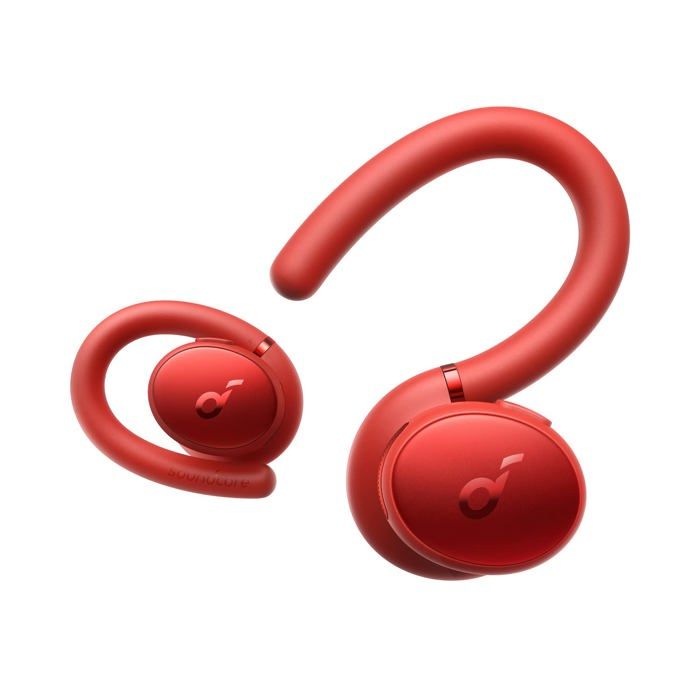 Écouteurs Sport - Soundcore - Sport X10 - Rouge - Bluetooth - Annulation active du bruit
