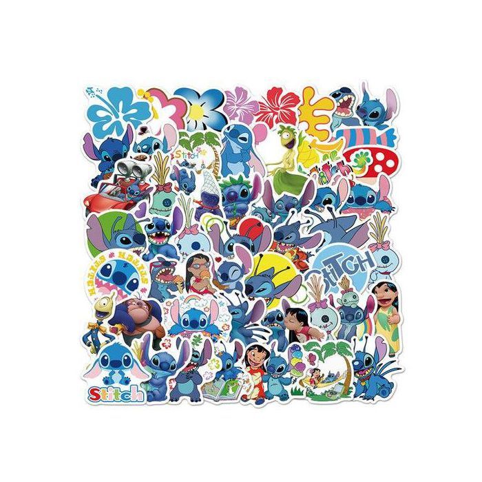 Stitch 2 Stickers - 50 pcs