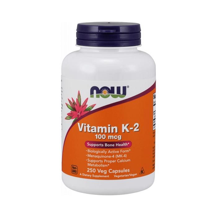 Vitamine K-2 100 m 250 cap Standard Now Foods Pack Nutrition Sportive