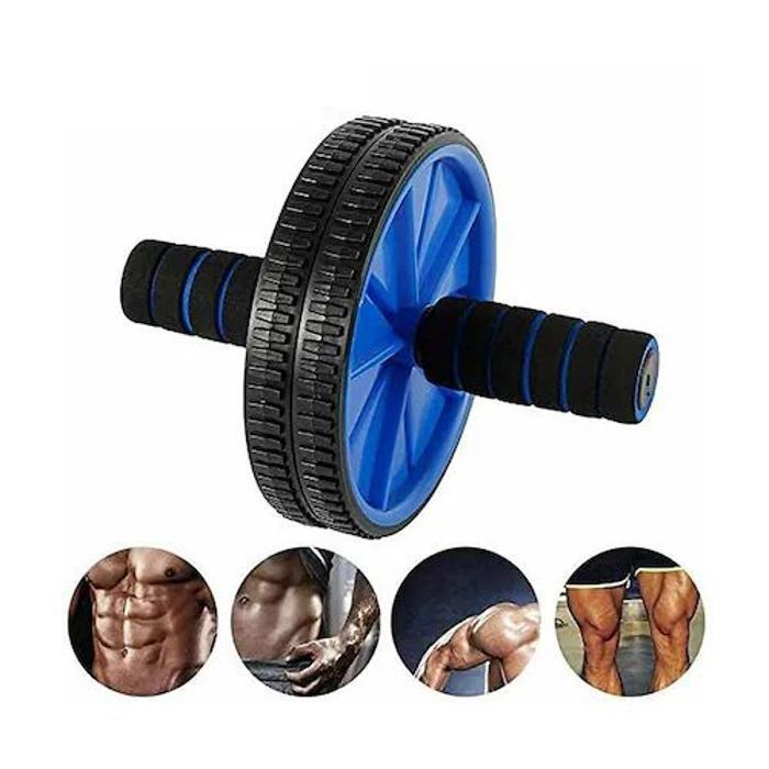 Rouleaux de Exercices à Double Roue Pour L'entraînement Du Ventre Abdominal couleur aléatoire