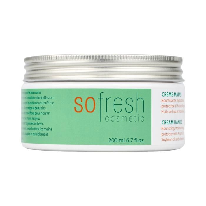 CREME MAIN, POT PLASTIQUE 200 ML SOFRESH