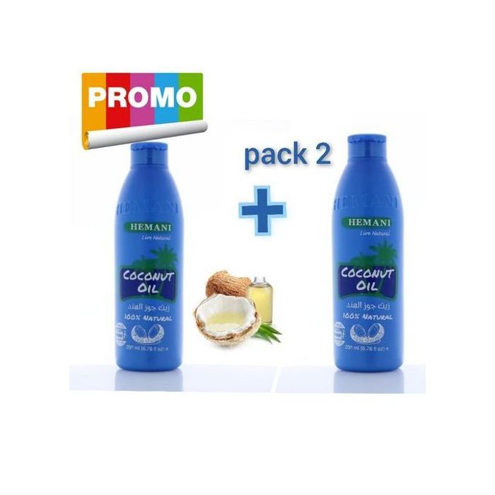 Hemani x 2 Huile de Coco cosmétiques, nourrissant et fortifiant pour les cheveux