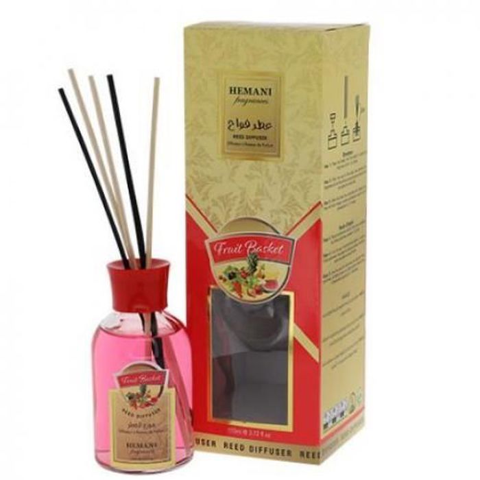 Hemani Diffuseur de Parfum à Bâtonnets Naturel- Paniers de Fruits