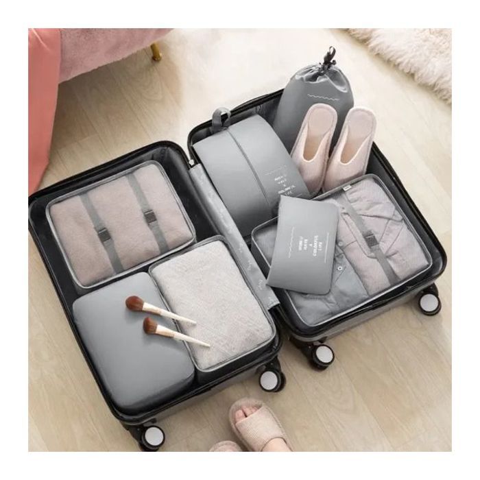 Sachets de rangement portables pour vêtements et bagages 7 pièces