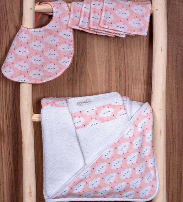 Pack propreté - Nuage rose