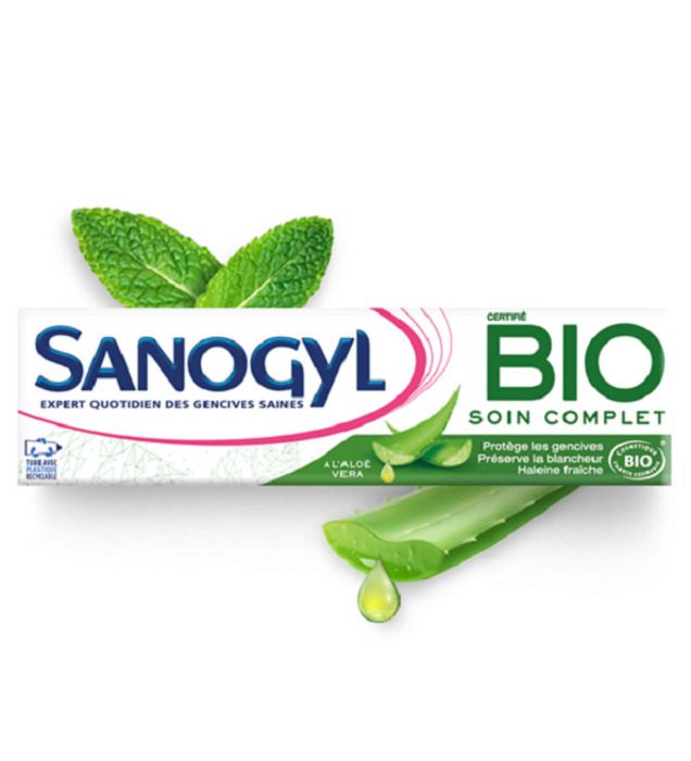 Dentifrice Bio - SANOGYL - Soin Complet - 75 ml - Vegan - Hygiène Complète