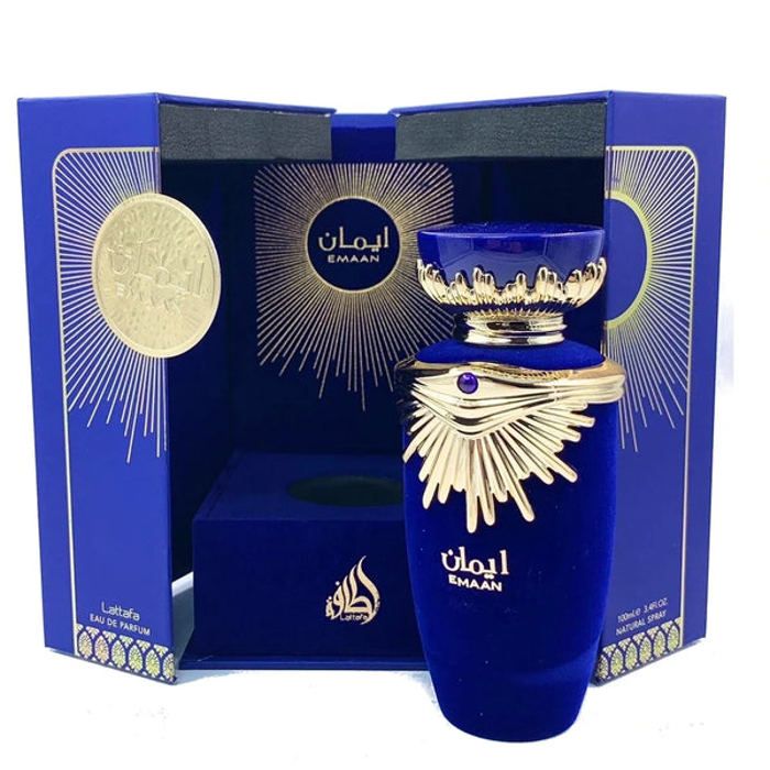 Emaan Eau De Parfum 100ml propose une fragrance unisexe