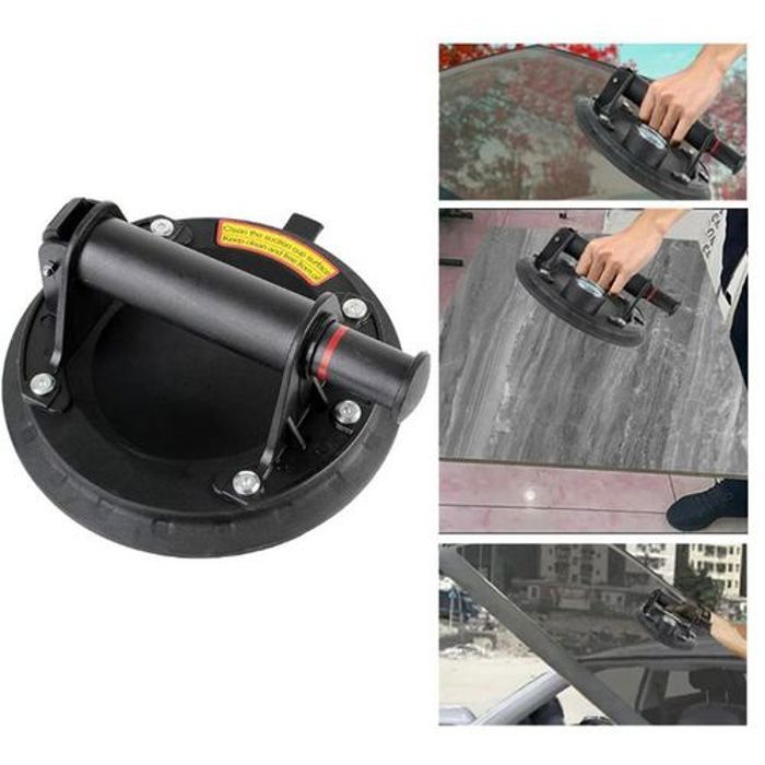 Ventouse à double griffe , pour le carrelage et le verre, en caoutchouc
