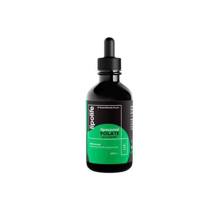 Lipolife LLF1 Liposomal 5-MTHF (folate),  60 ml - Made in UK