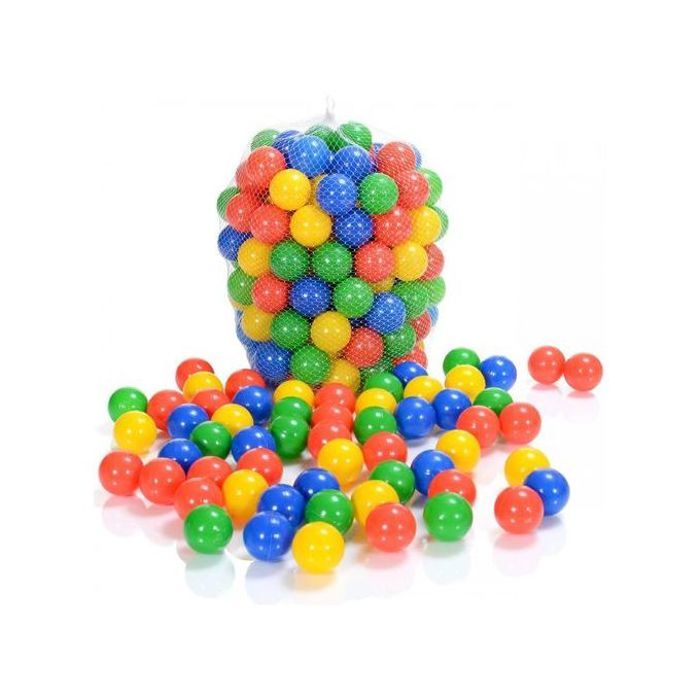 100 Balles de Piscine à Balles en Plastique Colorées, pour des heures de jeu