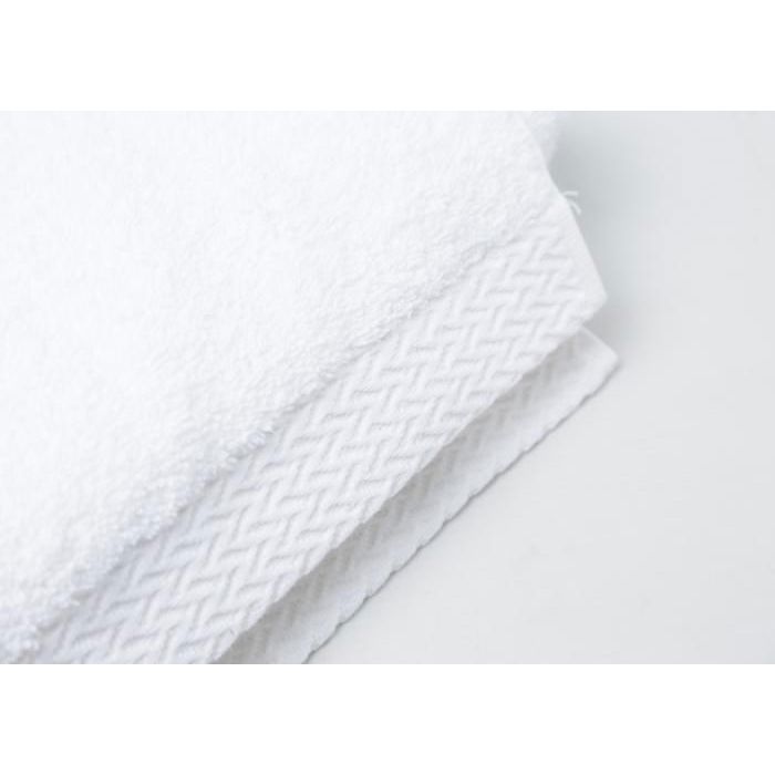 Drap de bain - JULIAN - Blanc - 100x150 cm - 550g - Ultra-absorbant