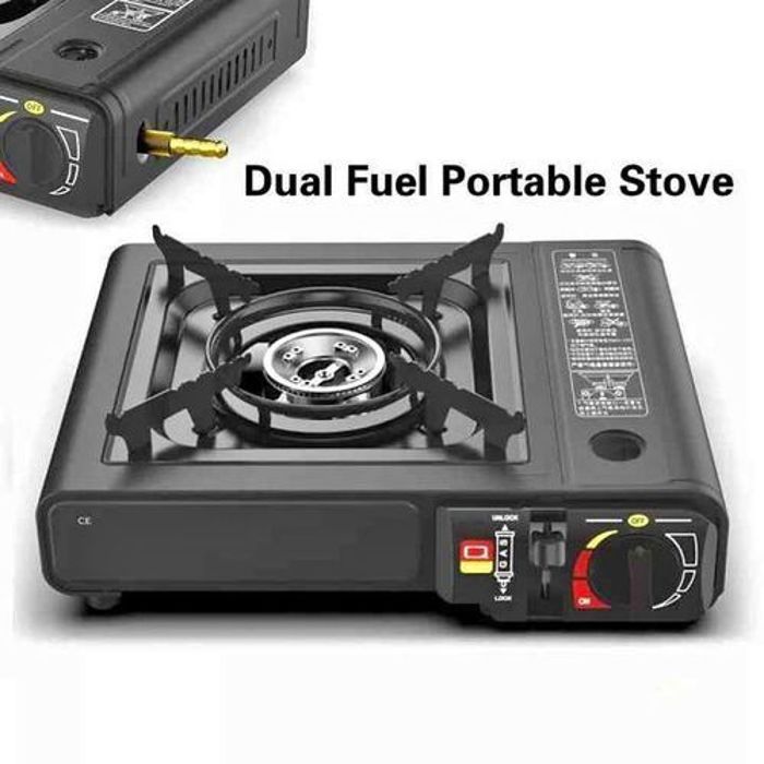 Réchaud de camping - Mini Camping - Butane - 7600 BTU - Allumage automatique - Léger et compact