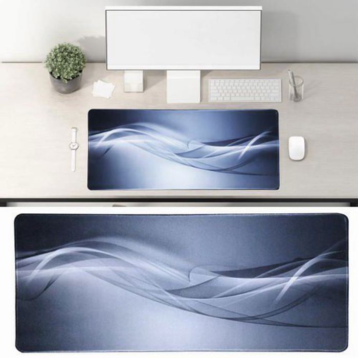 Tapis de souris XXL - ROG - Bureau - Surface lisse - Base antidérapante - Imperméable