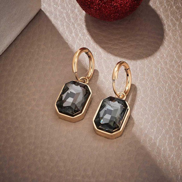 Boucles d'oreilles - Non spécifié - Grise - Résistant à l'eau - Pour femme - Adulte