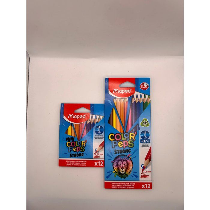 Pack - Crayon couleur - 12 Color * 2  - Marque MAPED