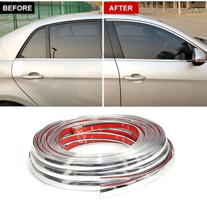 Bande de moulage chrome, décoration 3m/6mm