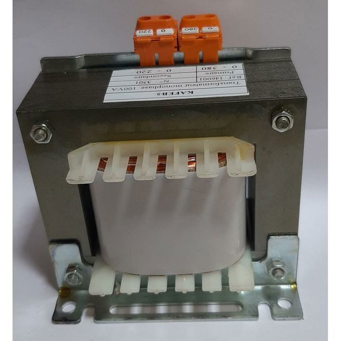 Transformateur Industriel Monophasé 1000VA 380V/220V - AC/AC