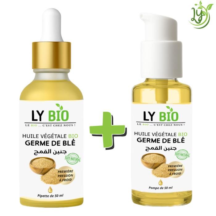 LYBIO PACK HUILE GERME DE BLE 50ML - PIPETTE + HUILE GERME DE BLE 50ML - POMPE