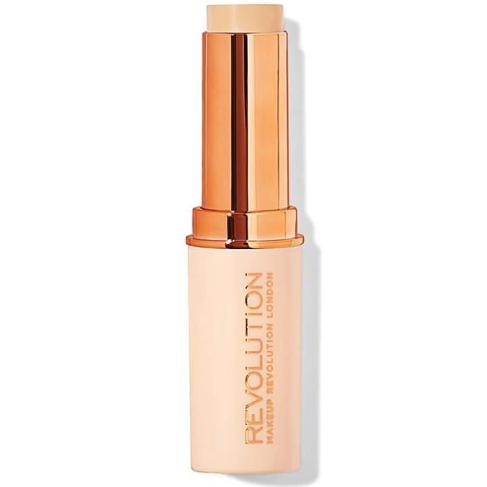 Fond de teint - Makeup Revolution - Fast Base Stick - Beige - 6.2g - Tous types de peau