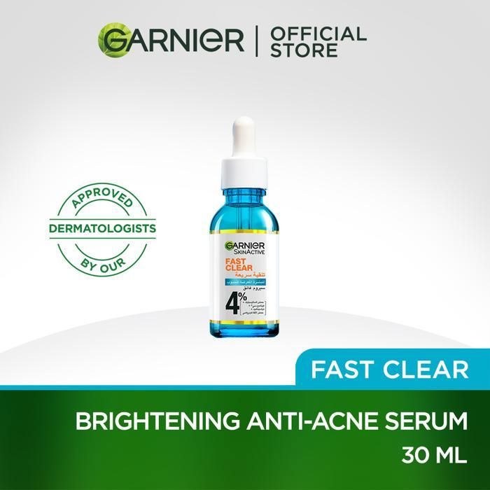 Sérum Anti-Acné - Garnier - Fast Clear - 30ml - Sans alcool - Peaux à tendance acnéique