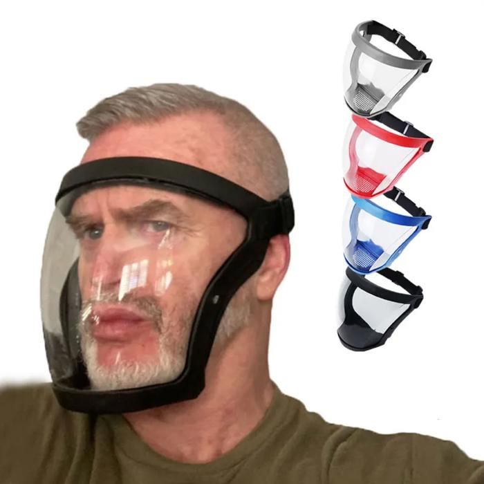 Casque de soudeur Bouclier facial complet de protection Anti poussière Anti buée