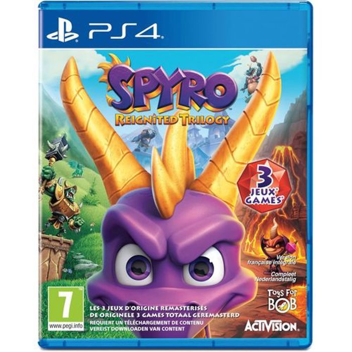 Jeu vidéo - Activision - Spyro Reignited Trilogy - PS4 - Multicolore - Expérience immersive