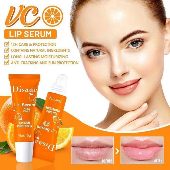Disaar Baume à lèvres à la vitamine C, Protection solaire et Anti-gerçures - 15ml